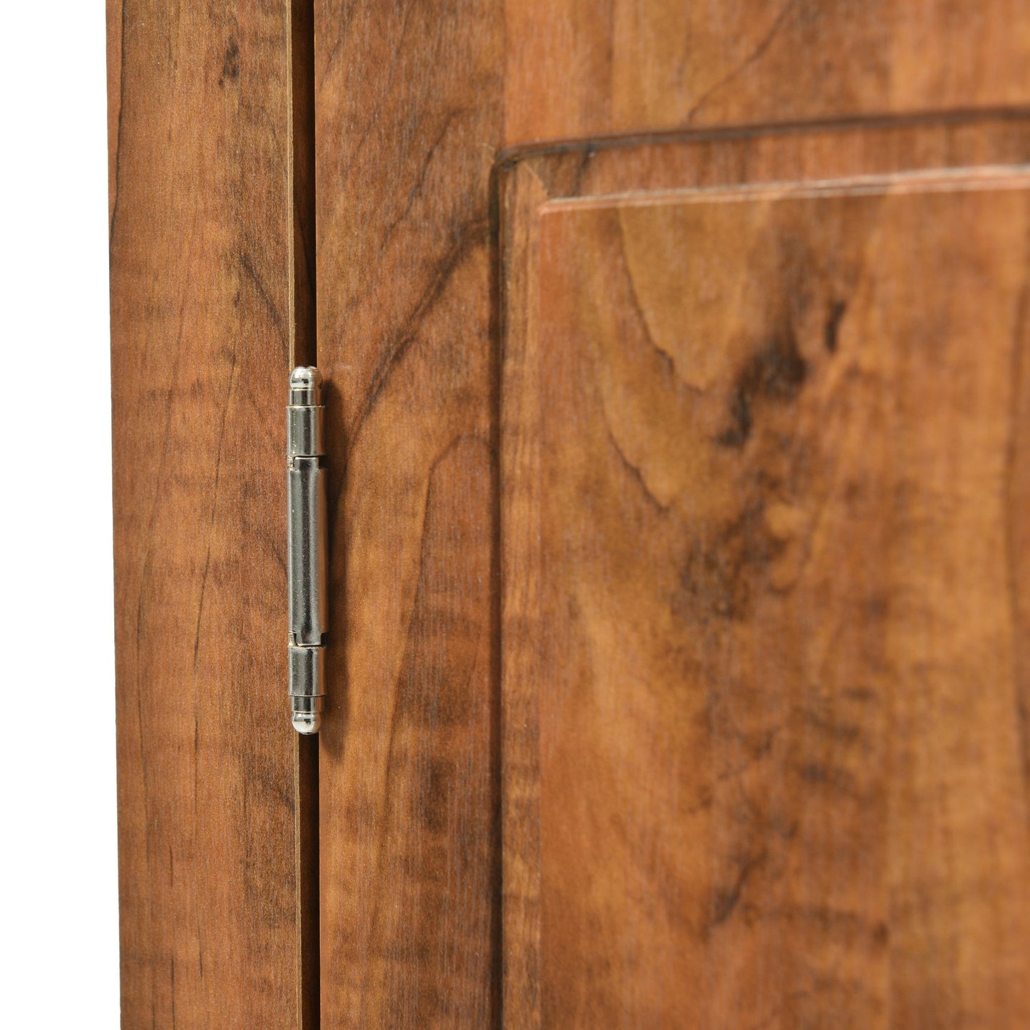 Triangle Bathroom Storage Cabinet with Adjustable Shelves; Freestanding Floor Cabinet for Home Kitchen