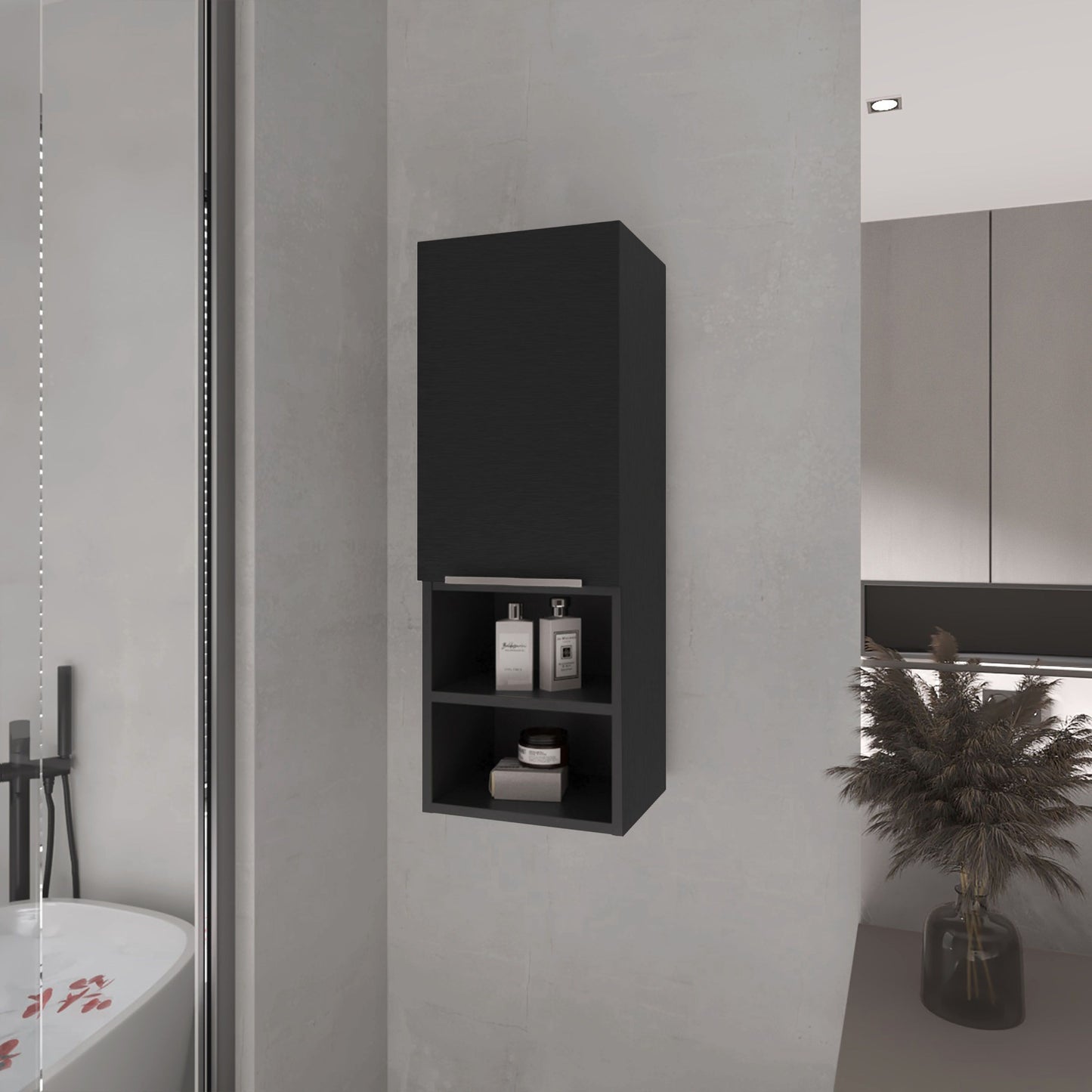 Milwaukee Medicine Cabinet, Two Shelves, Single Door Cabinet, Two Interior Shelves