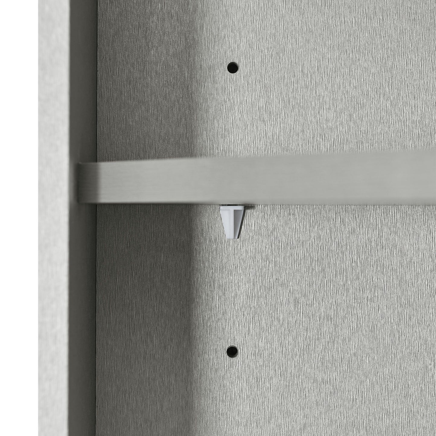 Tall Bathroom Corner Cabinet; Freestanding Storage Cabinet with Doors and Adjustable Shelves; MDF Board