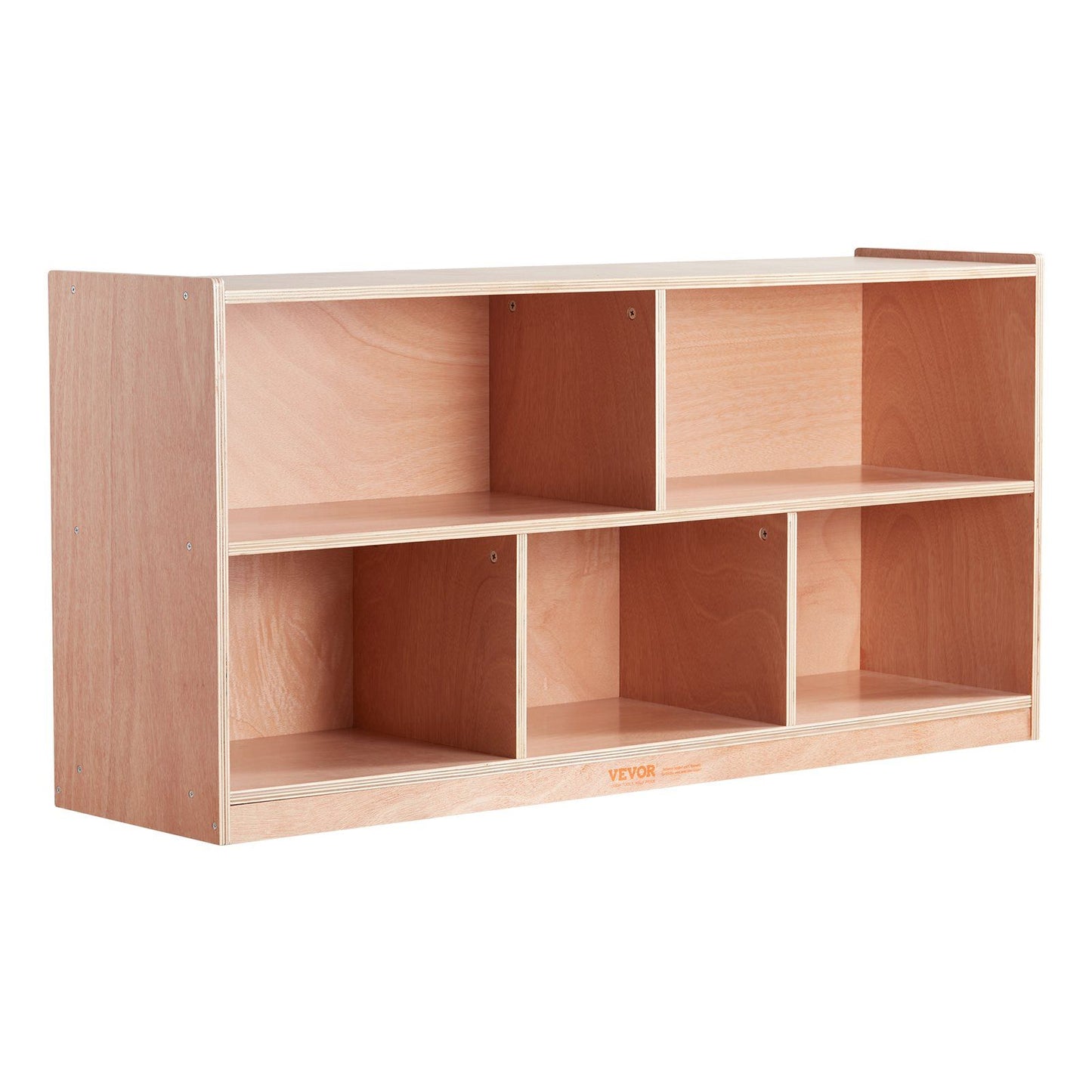 VEVOR Storage Shelf Tray Cabinet 5-Section Cubby Storage 2-Shelf for Home School