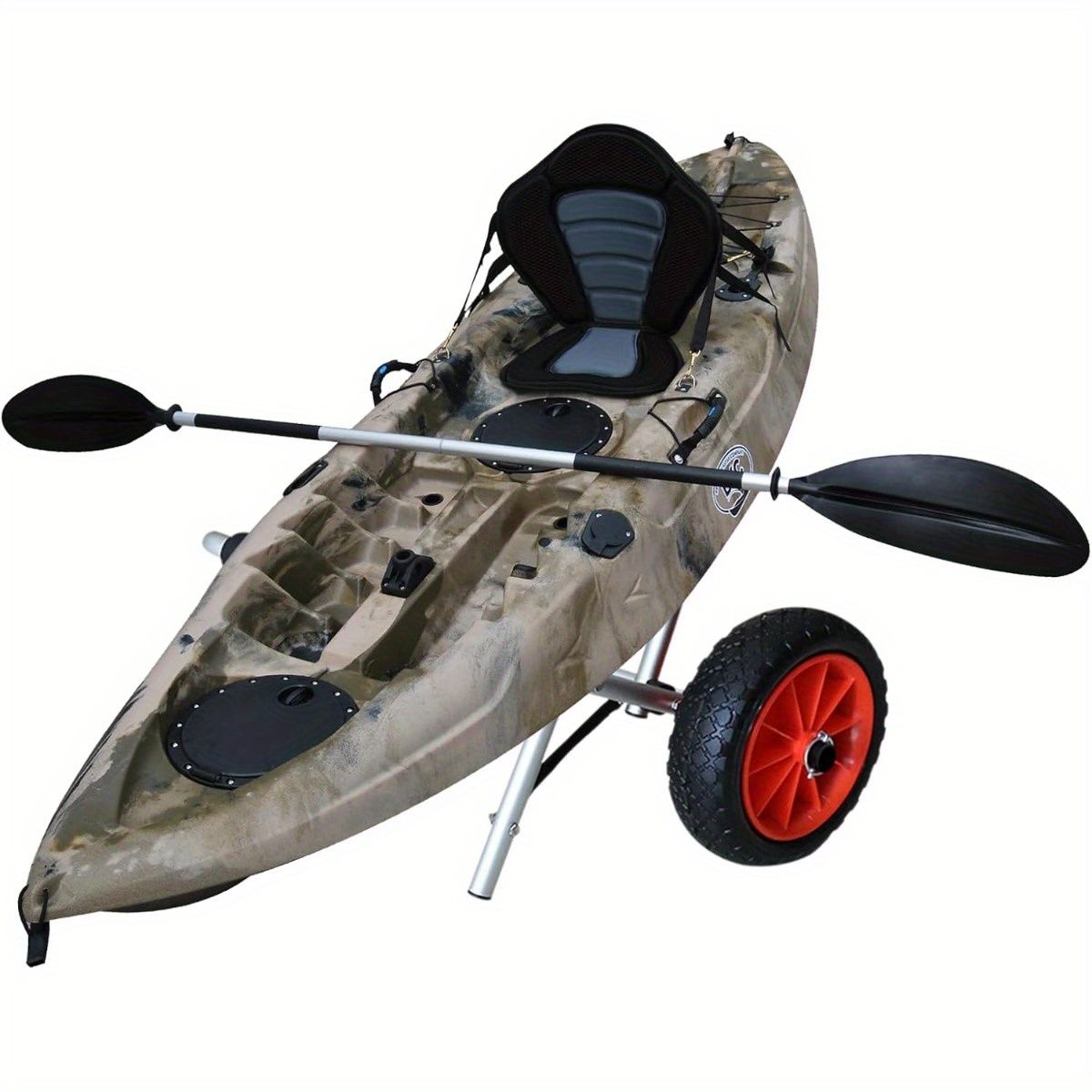 1pc Kayak Cart Foldable Boats Kayak Carriers Kayak Carriers Cart Canoes Dolly Trolley for Carry Kayak Paddleboard Transport