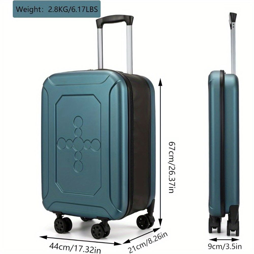 20/24-Inch 1pc Expandable Luggage, Ultra Thin, Fashion Compressible Lightweight Travel Suitcase with Lock and Silent Wheels
