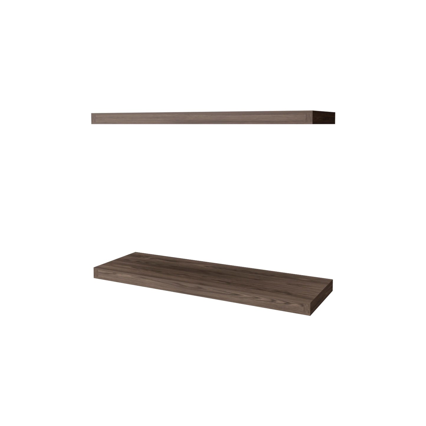 Cognac Floating Shelf