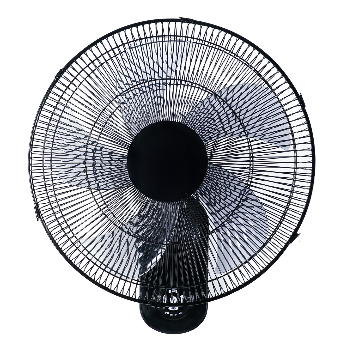Simple Deluxe 18″ Blade Wall Mount Fan, 5 Blades Adjustable 3 Speed Wall Mount Fan for Indoor, Home, Office and College Dorm Use, 90 Degree Horizontal Oscillating, 4 Hours Timer, Black, 1-Pack